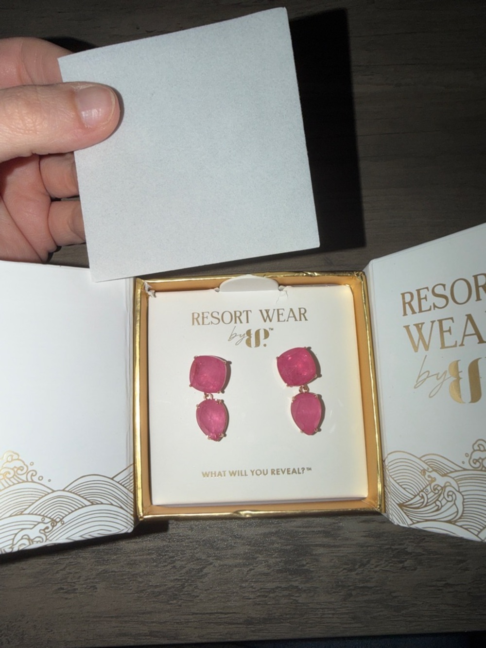 **Mother’s Day Perfection!*Bomb Party Pink Drop Earrings, Lavender w/ Rose Gold